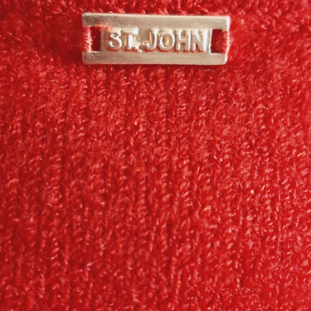 💖St. John red wool top - Picture 6 of 8